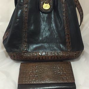 Brahmin Tuscan collection  leather purse and walle